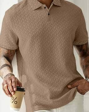 hk fashion Men Regular Fit Polo T-Shirt with Short Sleeves-picture-50
