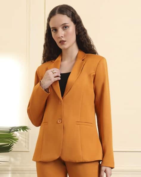 Women Single Breasted Blazer