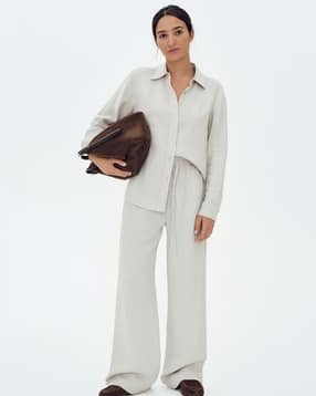 lounge dreams Women Flat-Front Relaxed Fit Pants-picture-13