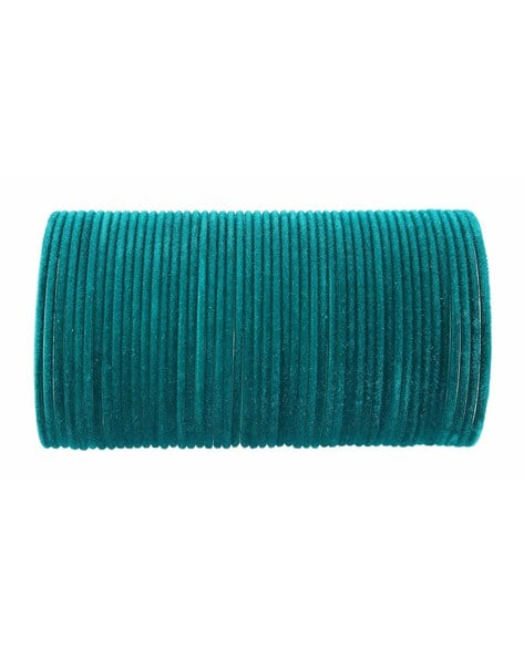 NMII Set of 48 Women Slip-On Velvet Bangles