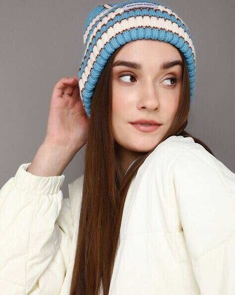 Lulu & Sky Women Stripes Beanie
