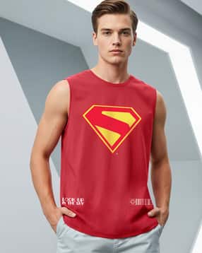 bewakoof Graphic Cotton Sleeveless Vest-picture-13