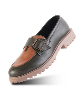 monkstory Men Colourblock Slip-On Loafers-picture-19