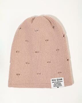 lulu & sky Women Cotton Self-design Beanie-picture-33