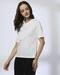 Relaxed Fit Tshirt Tulip, WHITE, S