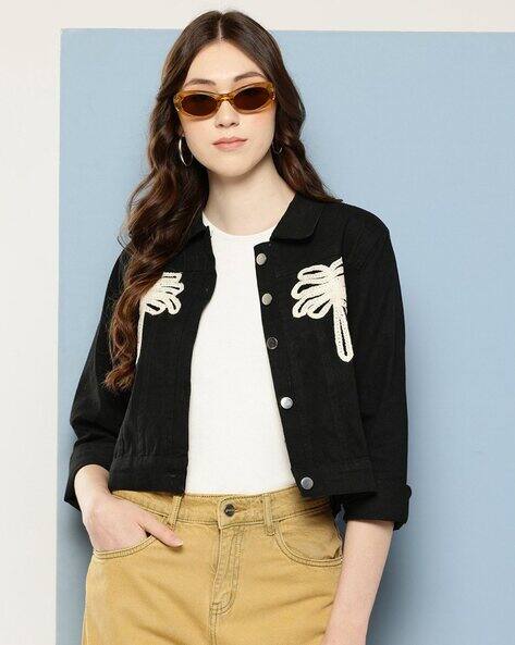 MUHURATAM Women Regular Fit Embroidery Jacket