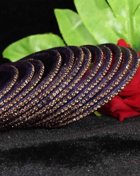 NMII Women Pack of 12 Embellished Bangles