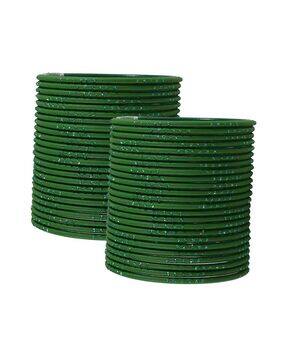 nmii Women Pack of 48 Embellished Bangles-picture-33