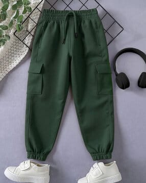 Joggers with Drawstring Waistband