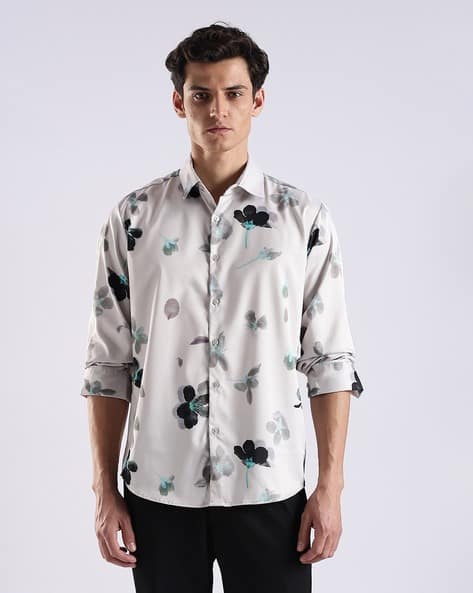 Guns & Sons Men Floral Print Regular Fit Shirt