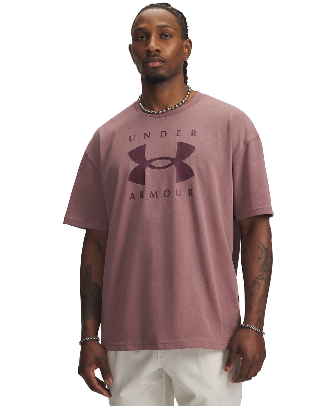 Buy Under Armour Men Heavyweight Oversized Cre Online | Ajio.com