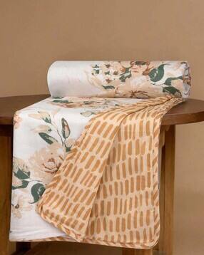 huesland Floral Print Cotton Reversible Toddler Dohar-picture-30