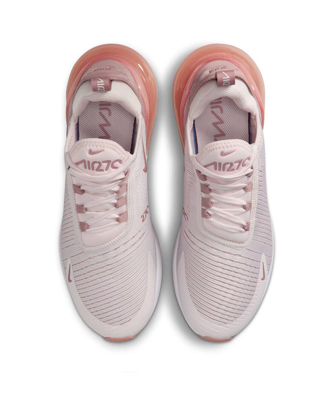 Womens Nike Nike Air Max 27 Blush 270 Shoes Nike 270 Cream And Pink 270 Womens Nike Shoes Air Max 27 Light  Cream