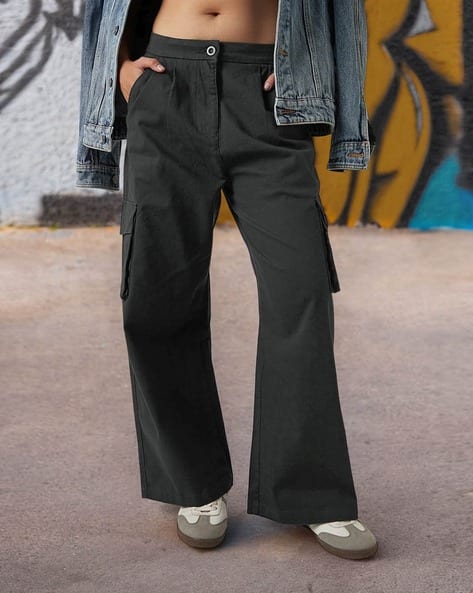 Women Baggy Oversized Cargo Casual Pants - Main Image