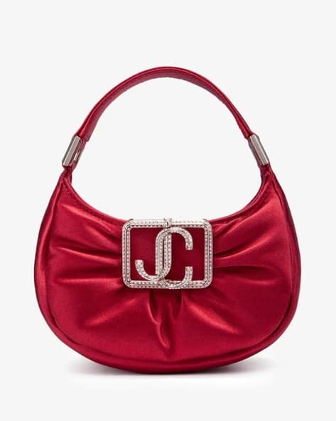 Buy Jimmy Choo Edie Hobo Mini Bag | Red Color Women | AJIO LUXE