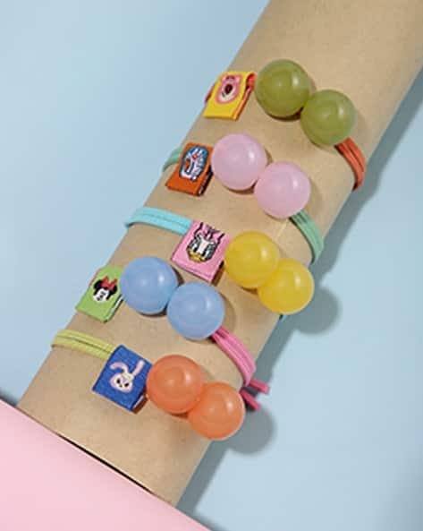 Lulu & Sky Women Set of 5 Hair Ties