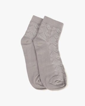 yousta Men Geometric Pattern Ankle-Length Socks-picture-21