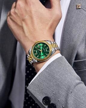 Men Analogue Watch with Deployant -image-5