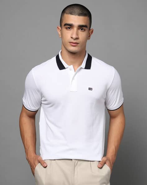 Arrow Sports Men Regular Fit Polo T-Shirt with Contrast Tipping