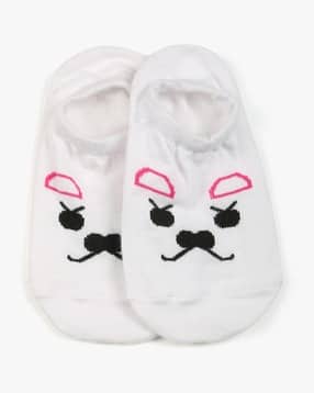 yousta Women Printed No-Shoes Socks-picture-23