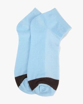 Women Colourblock Ankle-Length Socks-image-15