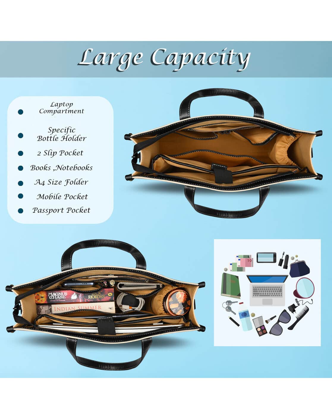 Buy Beige Black Handbags for Women by Womanix Online