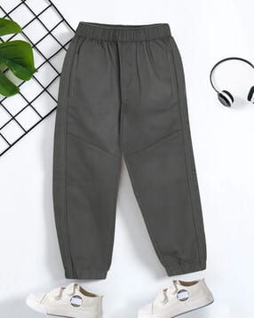 trampoline Boys Flat Front Trousers with Insert Pockets-picture-34