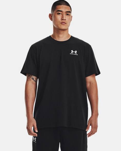 Under Armour Relaxed Fit Crew-Neck T-Shirt with Logo Embroidery