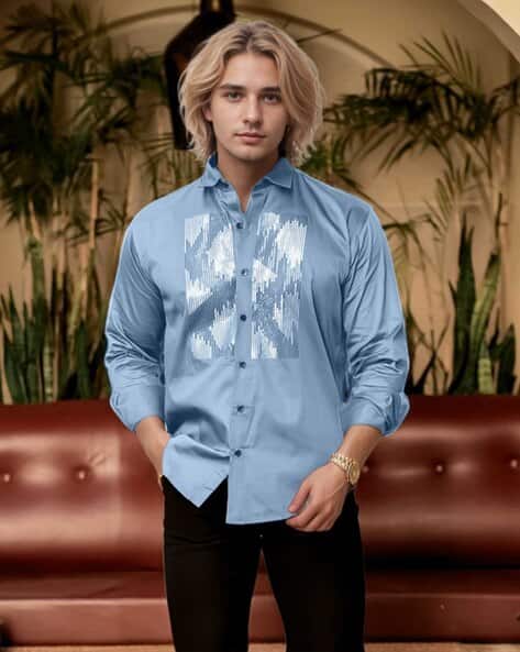 Buy Turquoise Shirts for Men by Buda Jeans Co Online