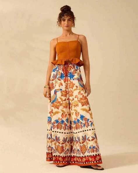 KOTTY Women Graphic Printed Loose Pants