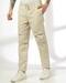 Men Regular Fit Flat-Front Chinos