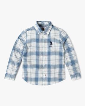 u.s. polo assn. Boys Checked Regular Fit Shirt-picture-44