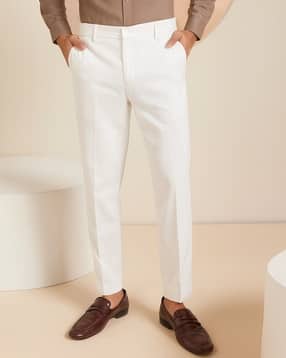 buda jeans co Men Slim Fit Flat-Front Trousers-picture-10