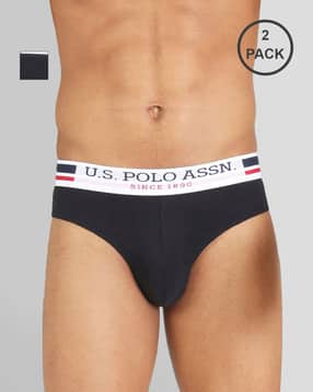 u.s. polo assn. Men Pack of 2 Briefs with Logo Waistband-picture-44