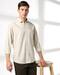 Men Striped Slim Fit Shirt with Patch Pocket