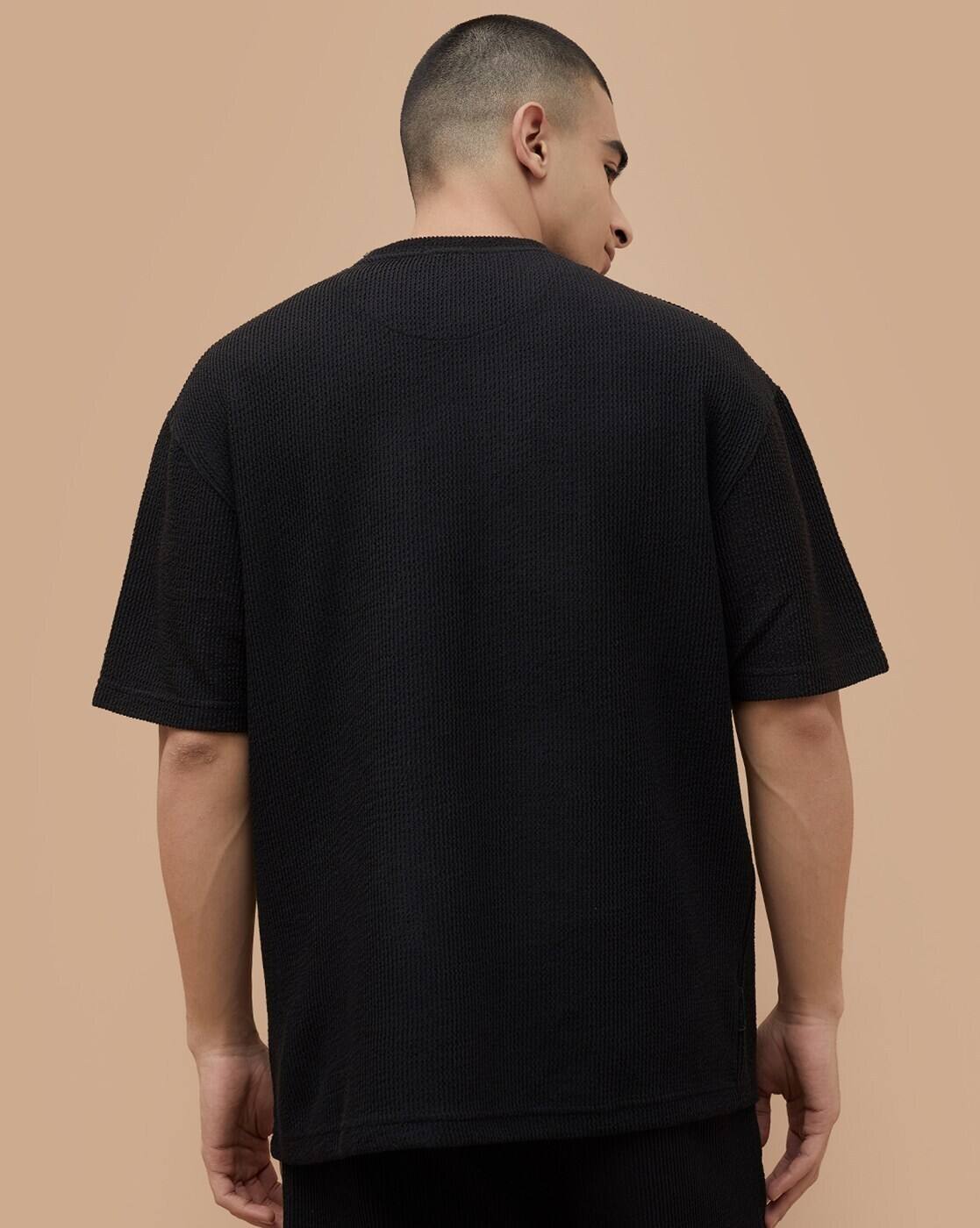 Buy Black Tshirts for Men by SmileyWorld Online | Ajio.com