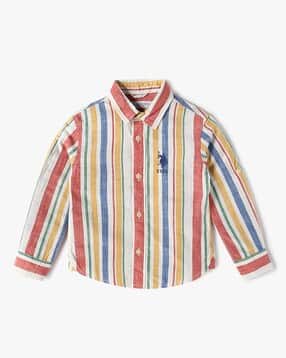 u.s. polo assn. Boys Striped Regular Fit Shirt-picture-31