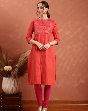 nyrika Women Embroidered Straight Kurta-picture-41