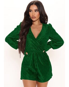lulu & sky Women V-Neck Playsuit-picture-33
