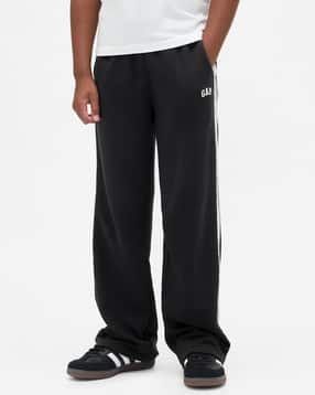 gap kids Boys Relaxed Fit Straight Track Pants with Brand Print-picture-10