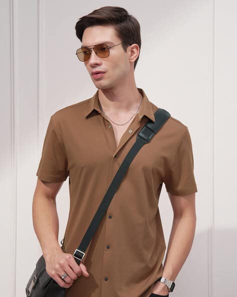 Highlander Men Classic Slim Fit Shirt