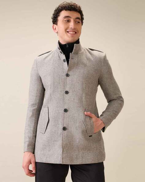 PARX Men Regular Fit Jacket with Insert Pockets