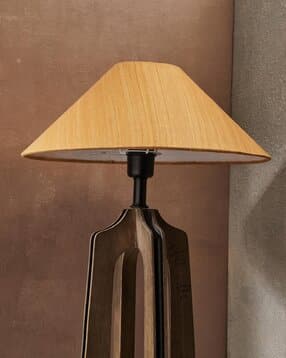 fabindia Wooden Base Lighting Table Lamp with Shade-picture-17