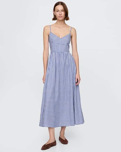 chinese dress ladies GAP Womens Tie-Front Woven Maxi Dress Optic White V4 XS at Amazon Women's  Clothing store main image 1