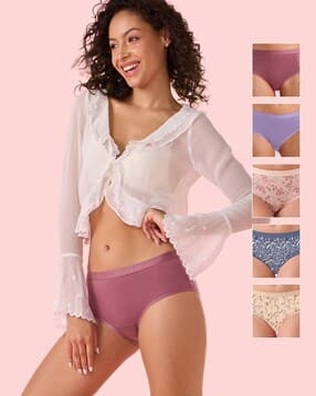 enamor Women Pack of 5 Briefs-picture-49