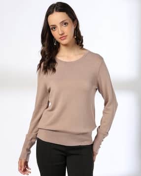 fig Women Ribbed Slim Fit Pullover-picture-36