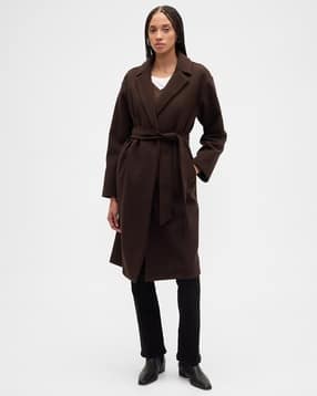 gap Women V-Neck Wrap Coat-picture-25