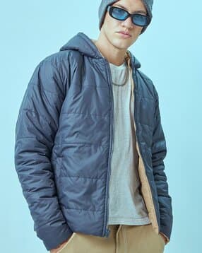 bewakoof Men Oversized Fit Puffer Jacket-picture-21