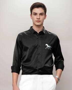 buda jeans co Men Regular Fit Shirt with Spread Collar-picture-46