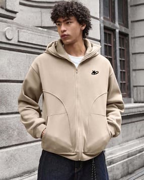 Men Regular Fit Hoodie with Full Sleeves